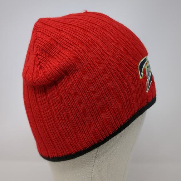 Tabasco Beanie Hat Red OS Stretch Fit Embroidered Knitted Paramount Apparel - Picture 5 of 9
